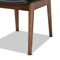Baxton Studio Afton Mid-Century Modern Black Faux Leather Upholstered and 2-Piece Wood Dining Chair Set Set of 2 188-11923-ZORO - alternate 9
